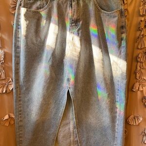 SHEIN Curve Stylish Denim Skirt
